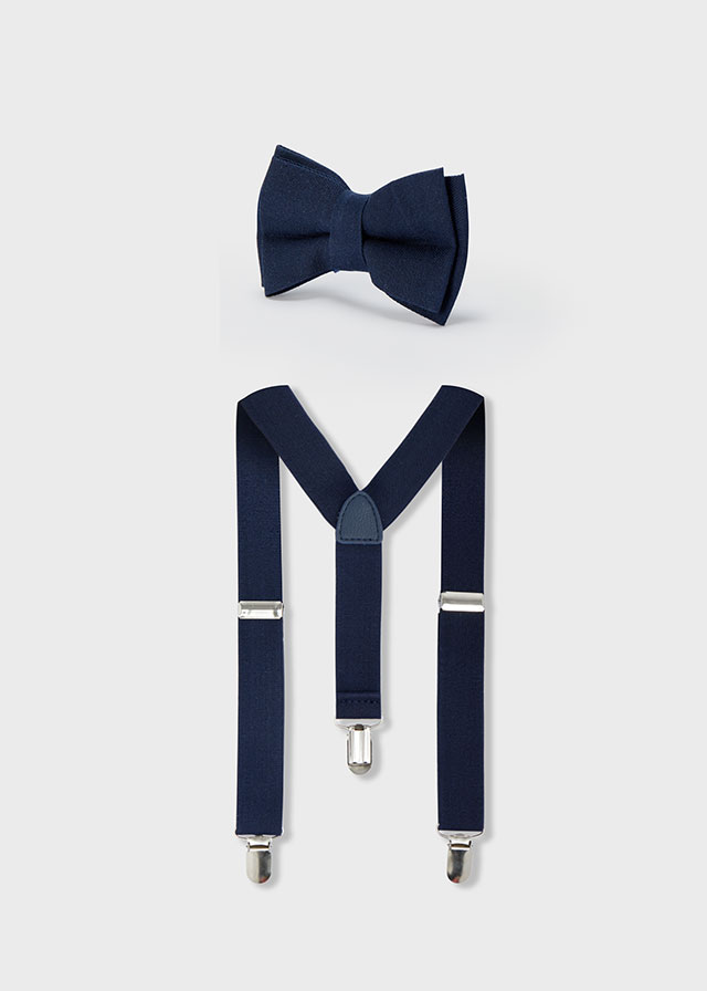 Boys' suspenders and bow tie set