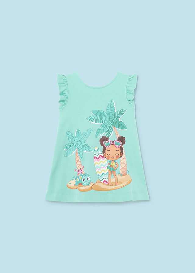 Baby print dress