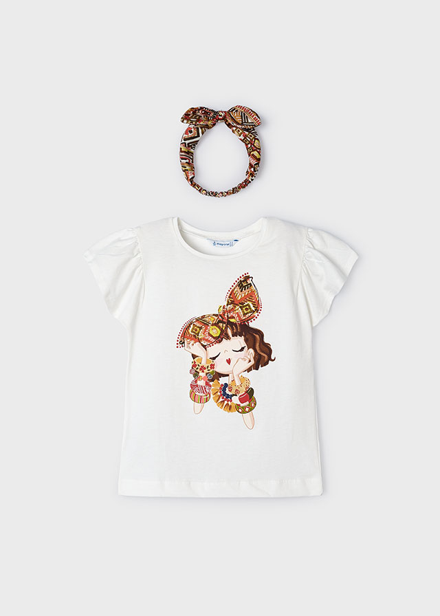 Girls' top with headband