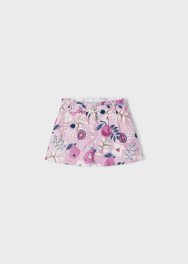 Girls' print shorts