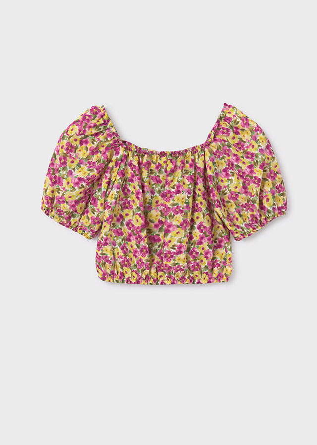 Girls' floral top