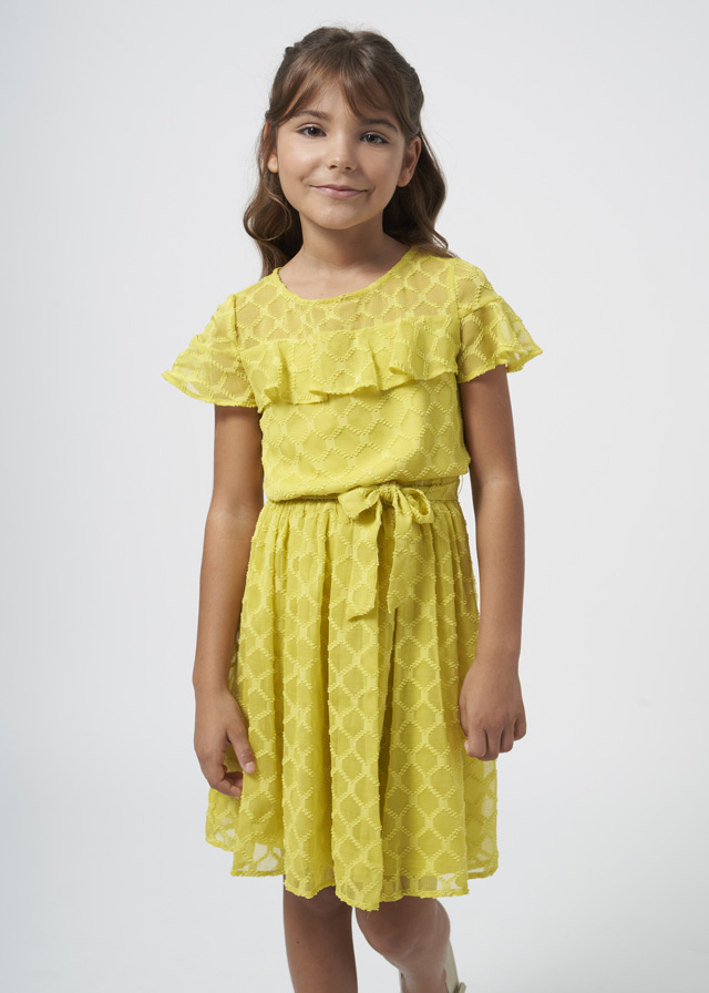 Girls' chiffon dress