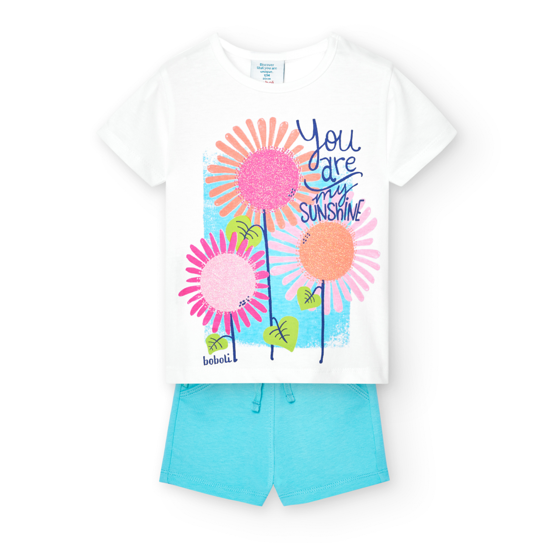 Dívčí set - tričko a šortky BOBOLI