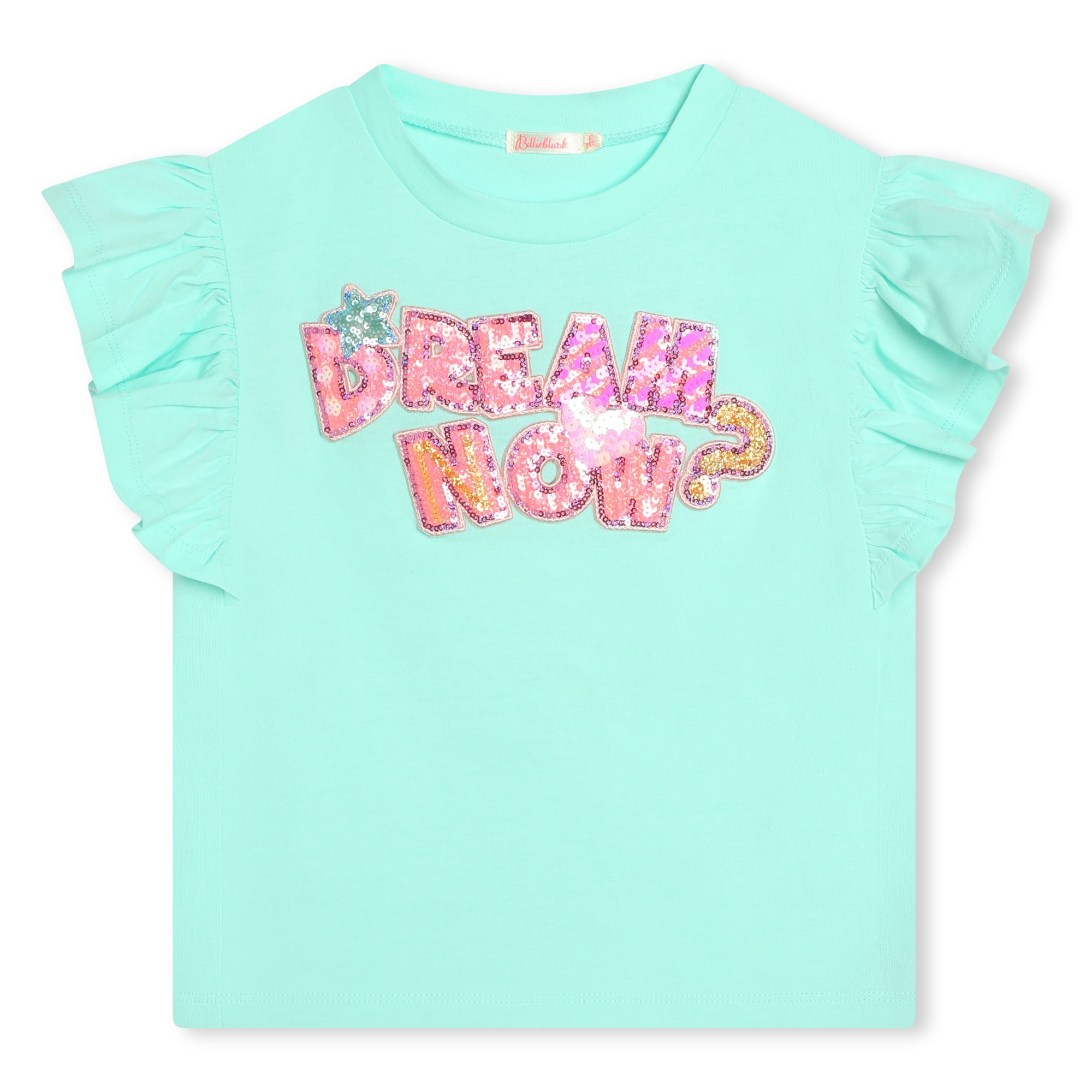 Girls' T-shirt with frills